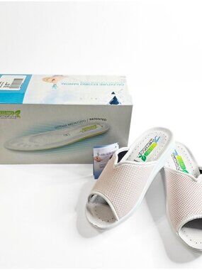 Eco Bio Memory Slippers Women Size 8.5 EU 39 Made in Italy Orthopedic Sandals